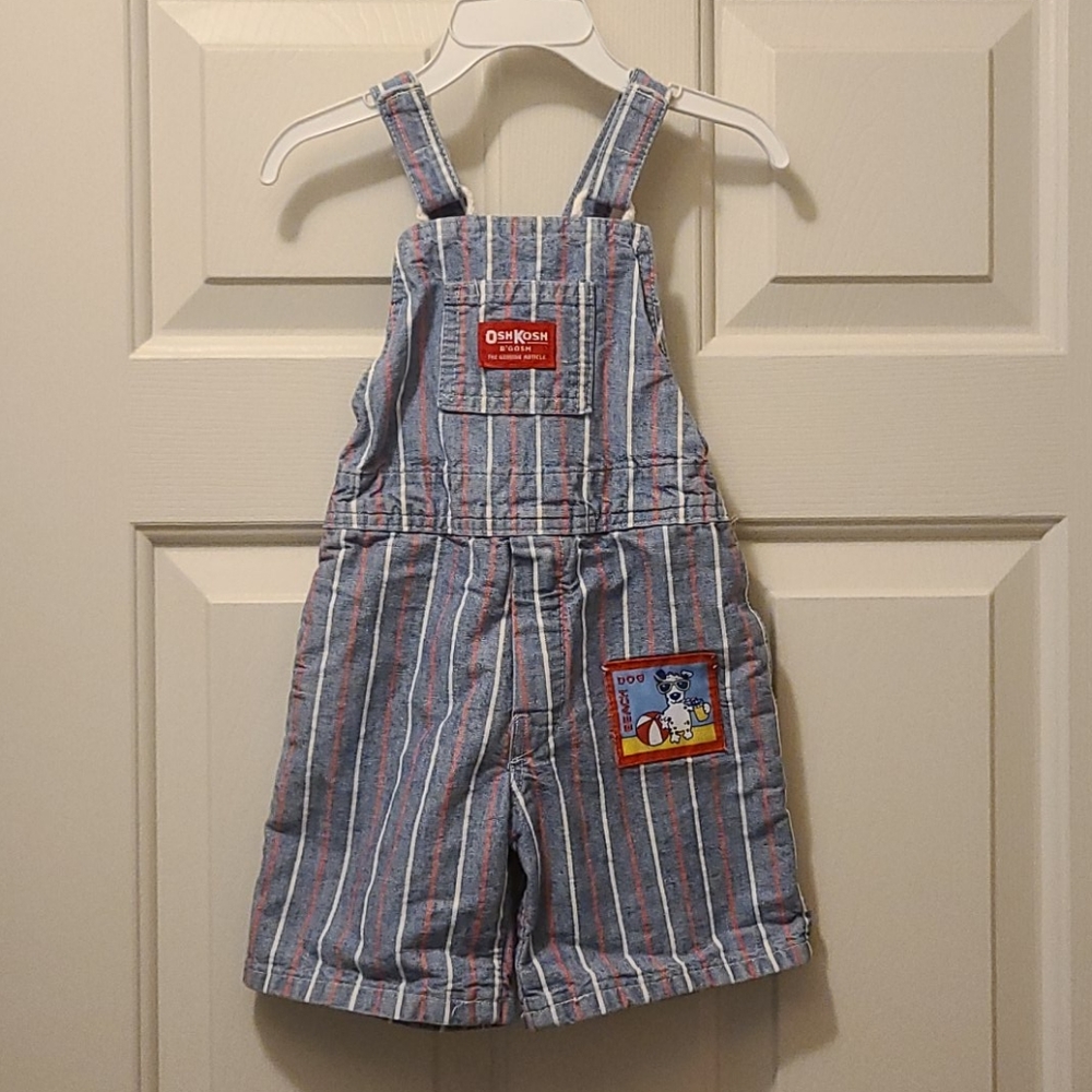 Oshkosh B'gosh Vintage Overall Shorts Size 3T